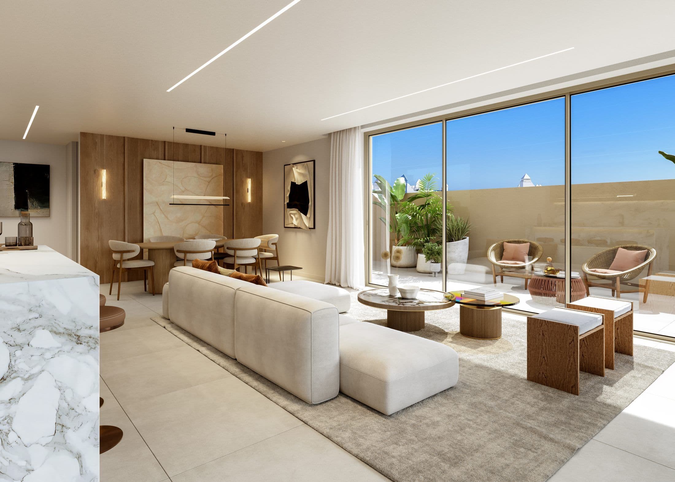 Salón cocina — Beyond Homes